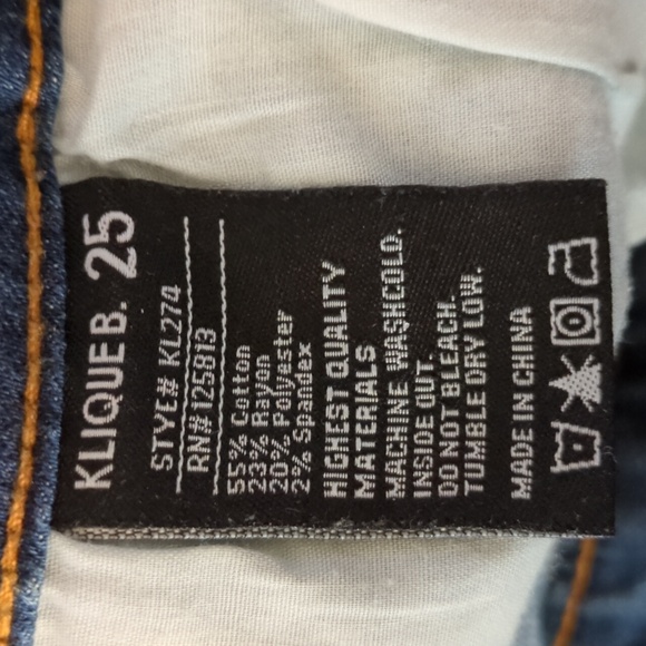 Klique B size 25 color Blue denim - Picture 5 of 5